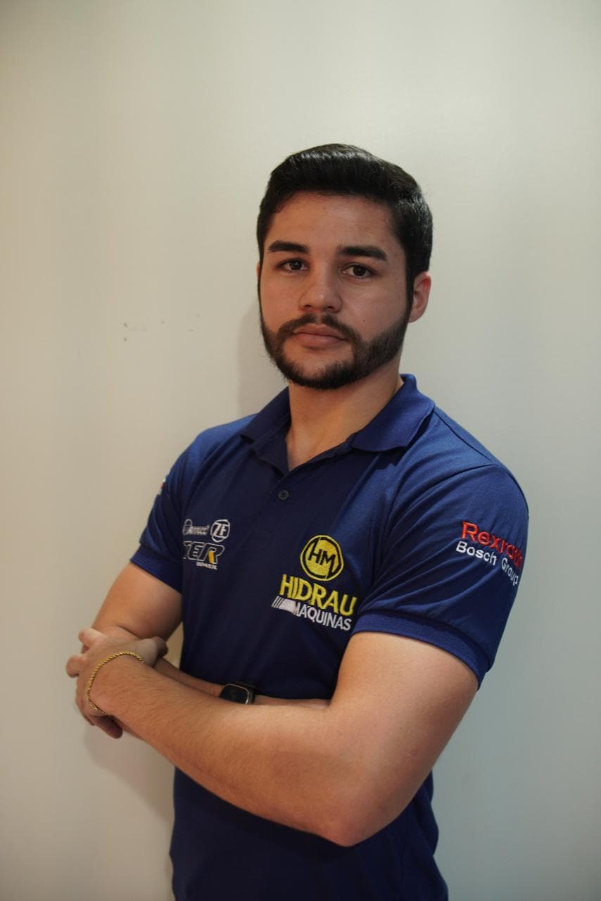 João, da equipe Hidrau Máquinas em Marabá